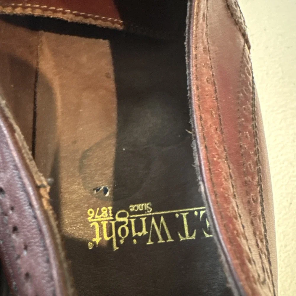 ET Wright Dress Shoes Size 12A Leather